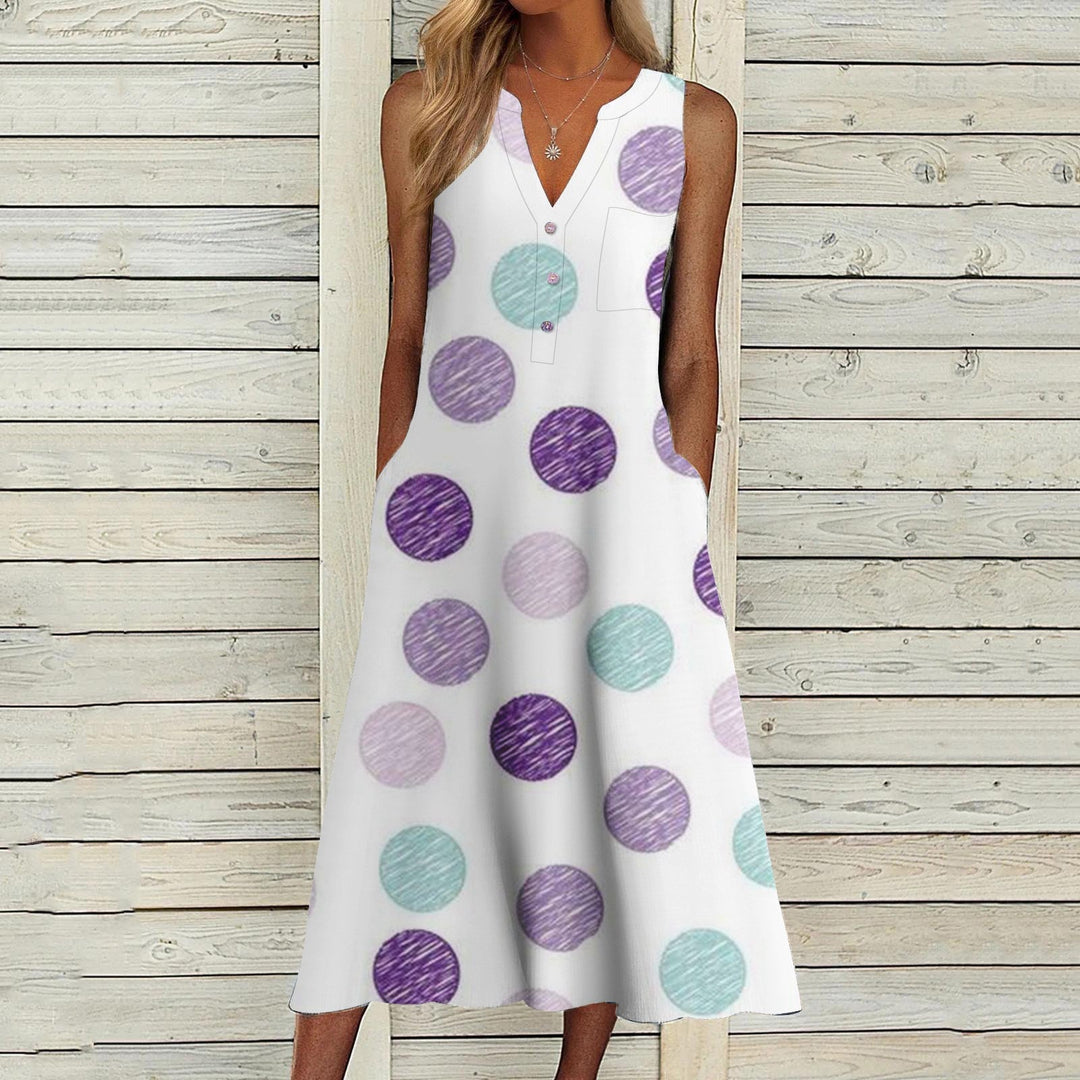 Ocean Breeze mouwloze jurk