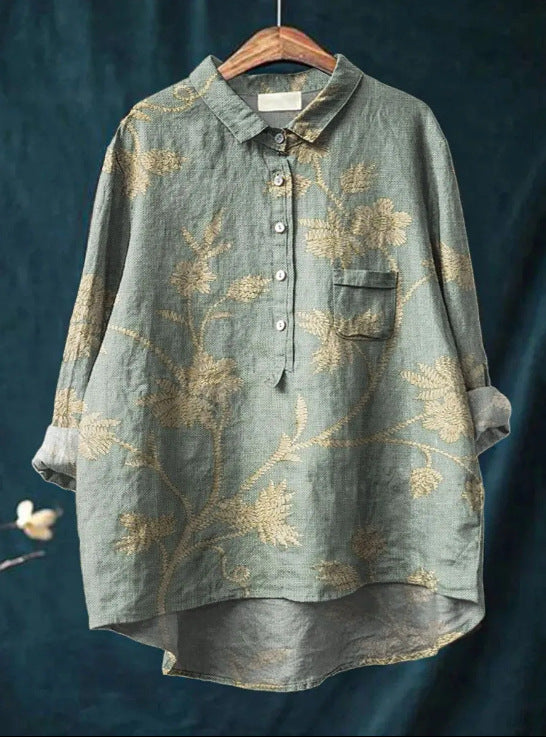 Chique bloemenblouse met trendy stijl
