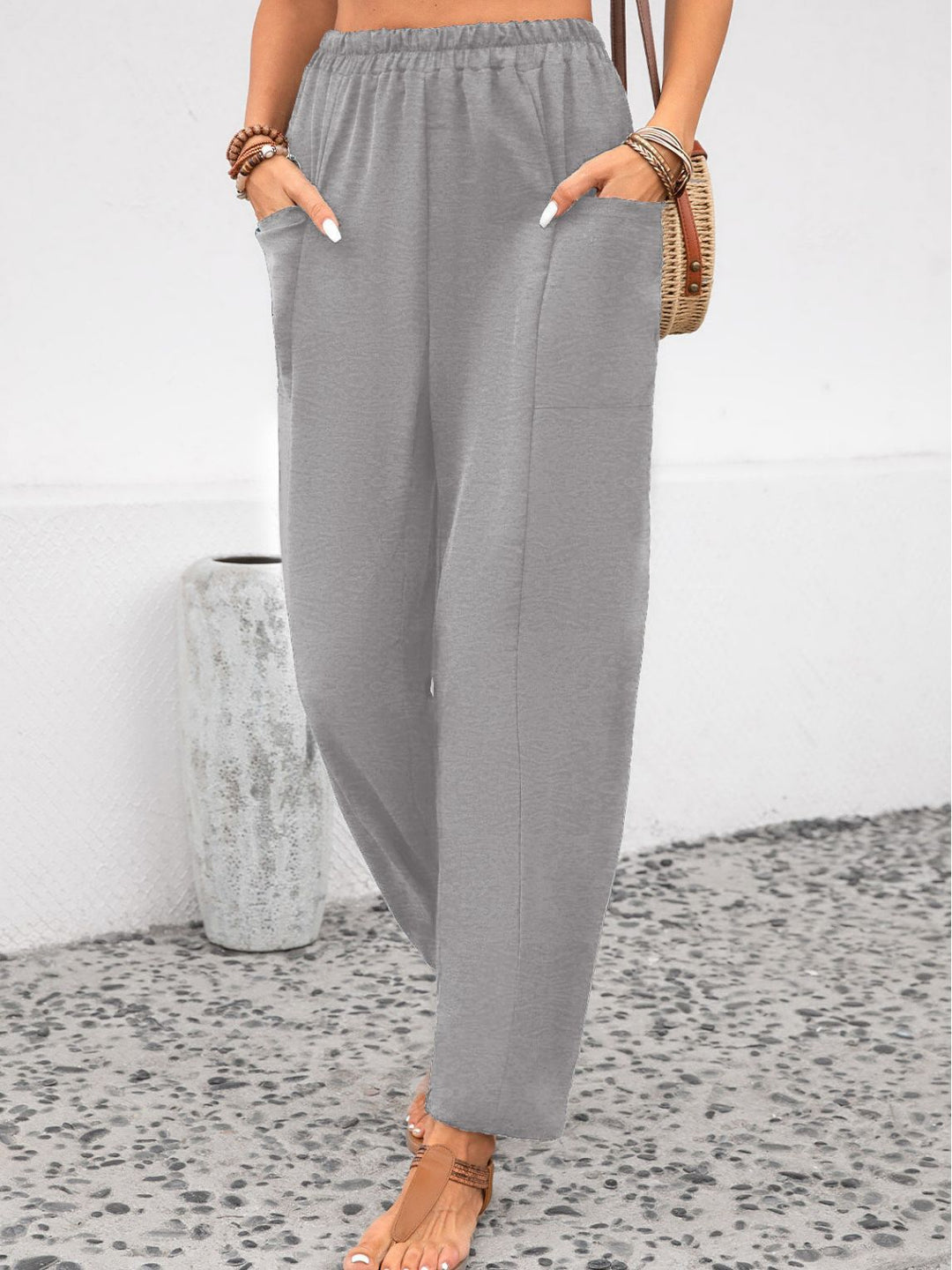 Effen Elastische Broek