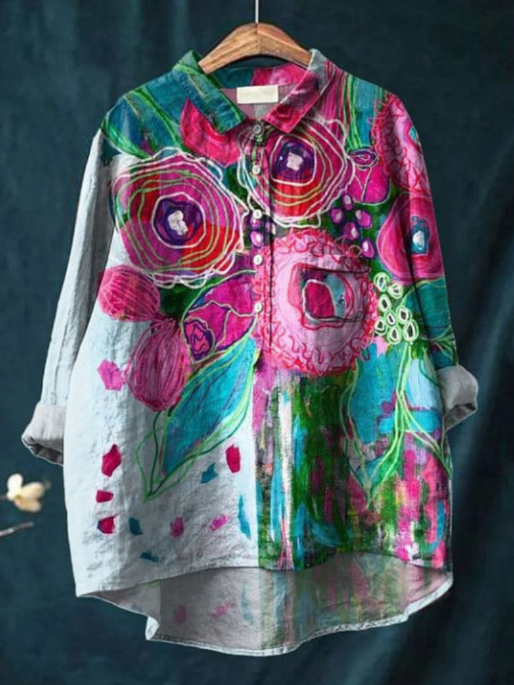 Peace Art Shirt met Hippie Vibe