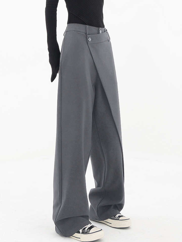 Modieuze asymmetrische broek
