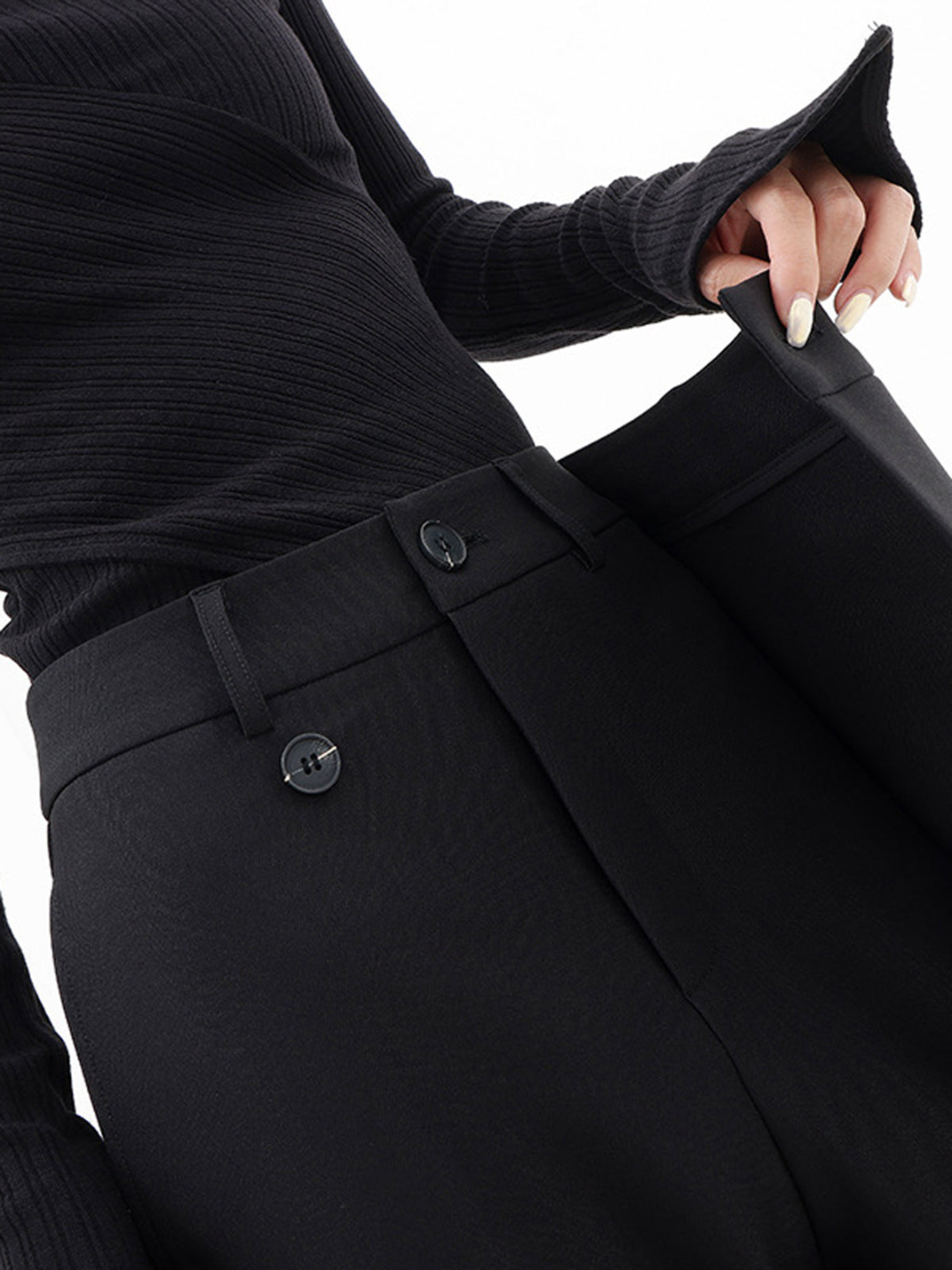Modieuze asymmetrische broek