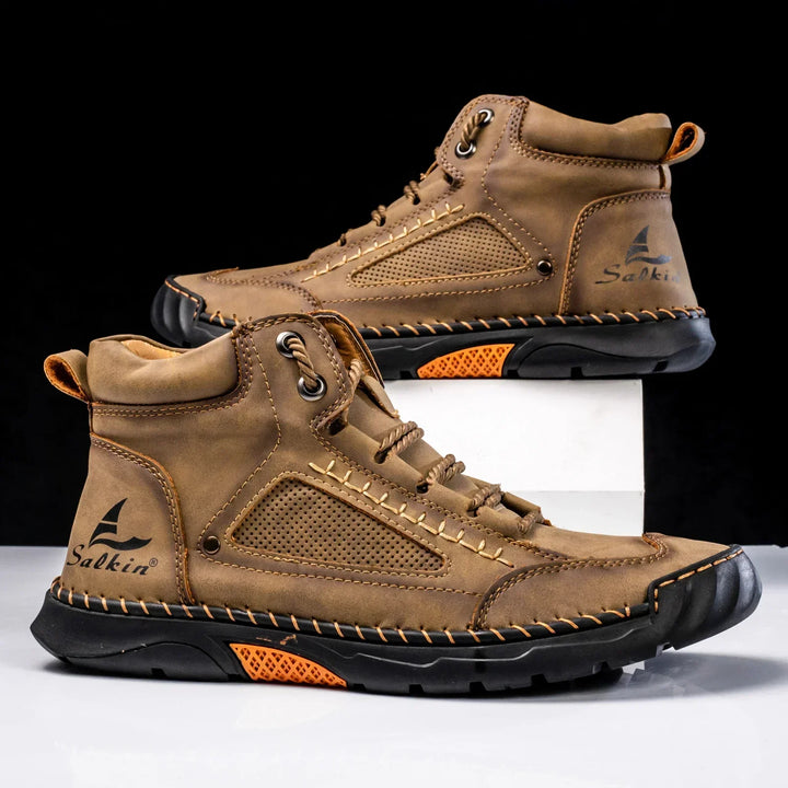 Casual Leren High Top Schoenen