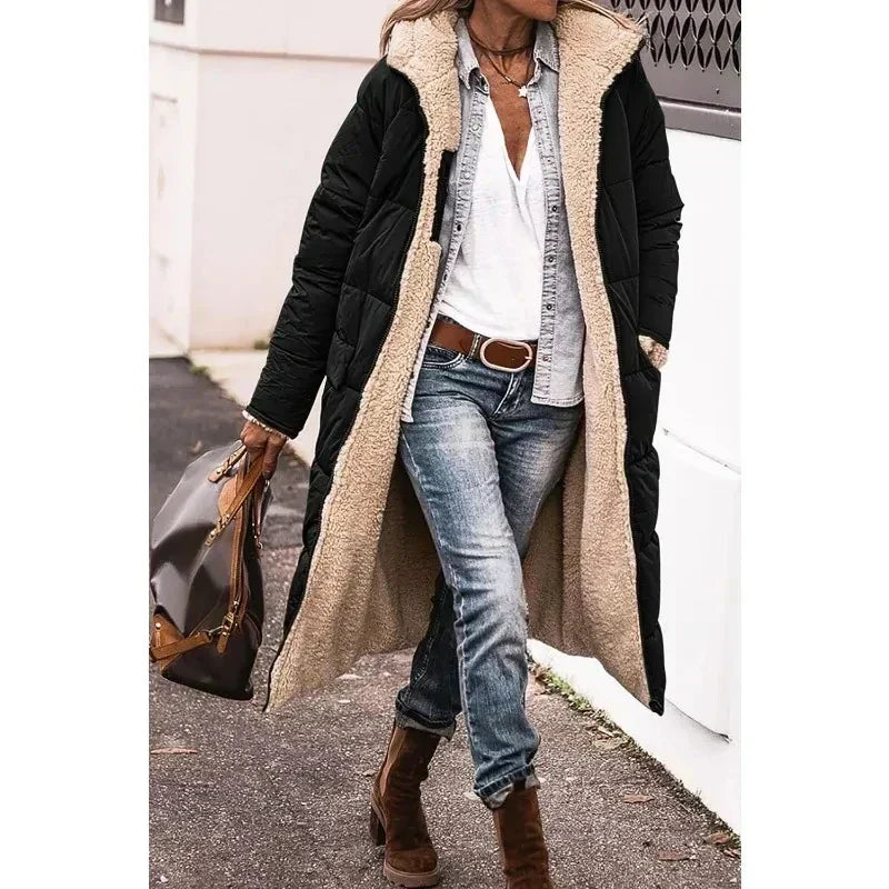 Omkeerbare Faux Fur Jacket voor dames