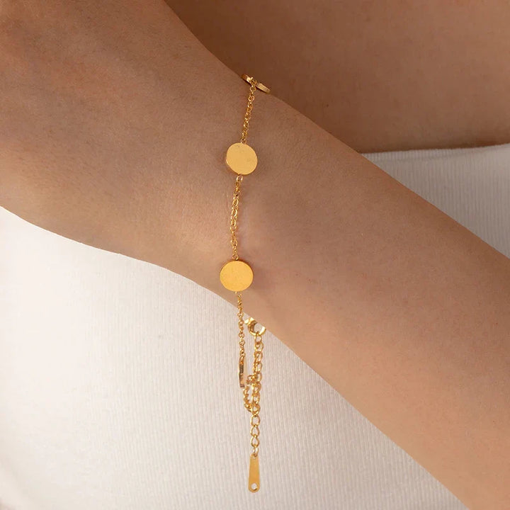 Luxe Zircon Armband met Gepolijste Glans