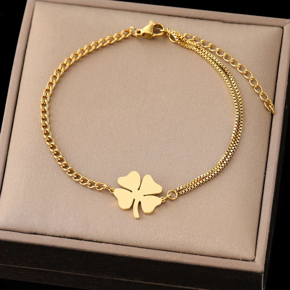 Premium Klaver Armband met Betekenisvolle Flair
