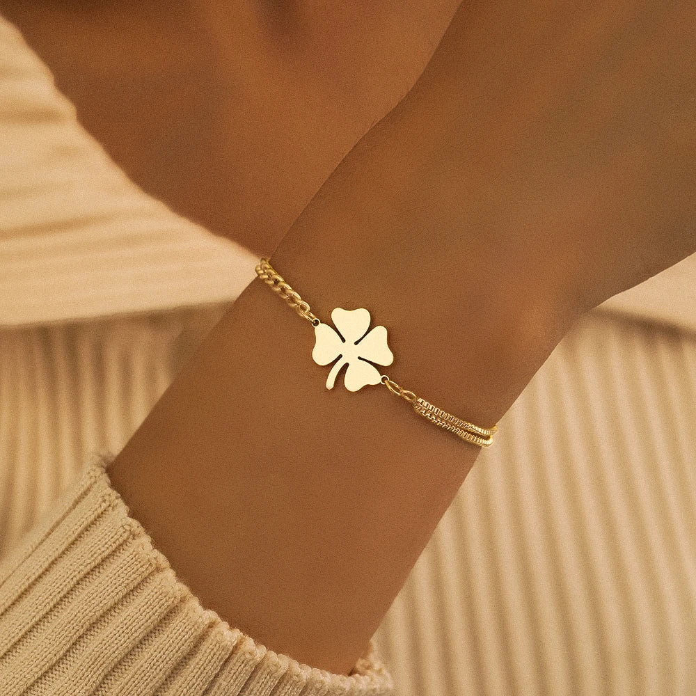 Premium Klaver Armband met Betekenisvolle Flair