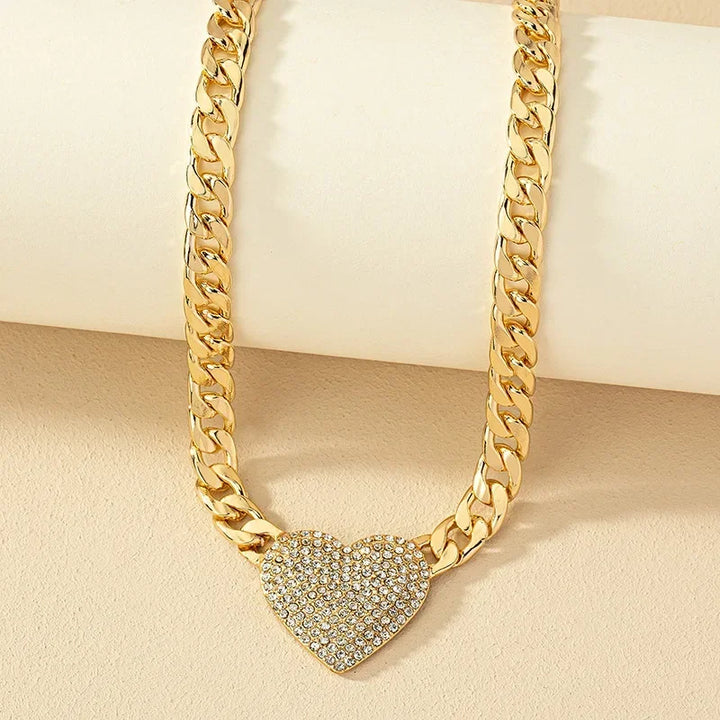 Hartgevende Elegantie Halsketting & Armband Set