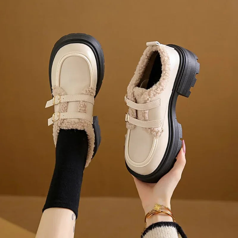 Mélodie | Loafers met shearling-voering
