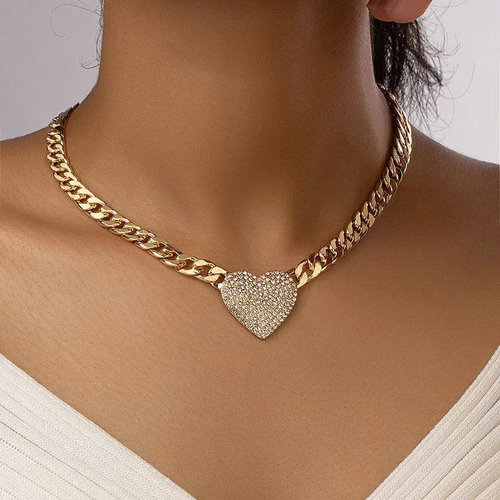 Hartgevende Elegantie Halsketting & Armband Set