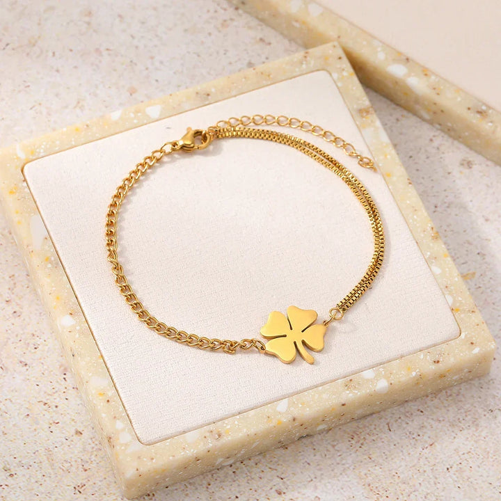 Premium Klaver Armband met Betekenisvolle Flair