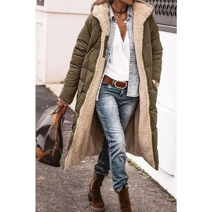 Omkeerbare Faux Fur Jacket voor dames
