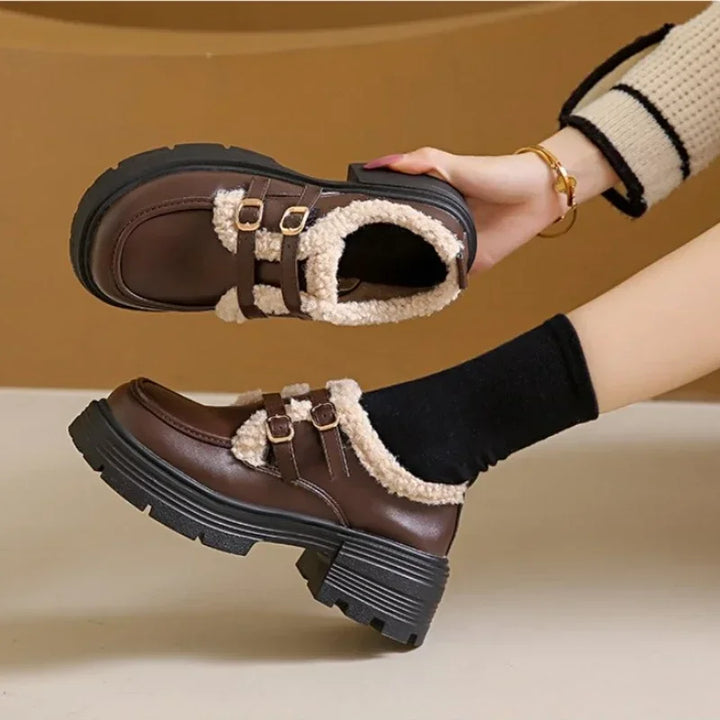 Mélodie | Loafers met shearling-voering