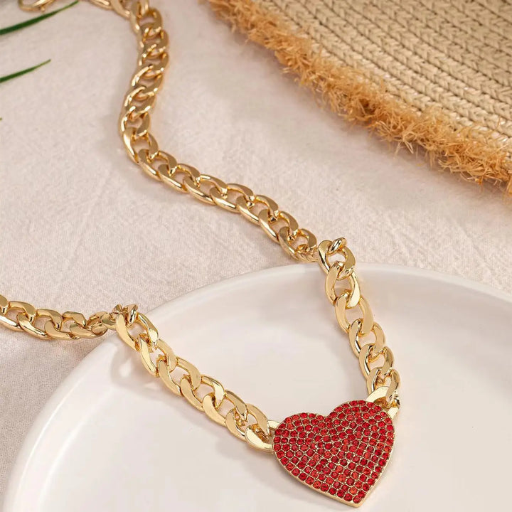 Hartgevende Elegantie Halsketting & Armband Set