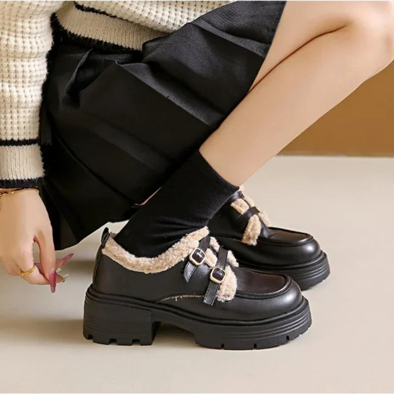 Mélodie | Loafers met shearling-voering
