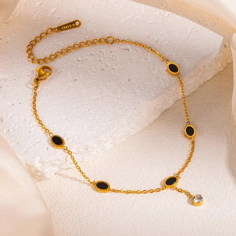 Luxe Zircon Armband met Gepolijste Glans