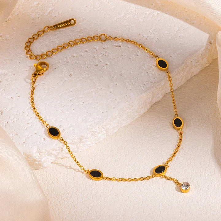 Luxe Zircon Armband met Gepolijste Glans