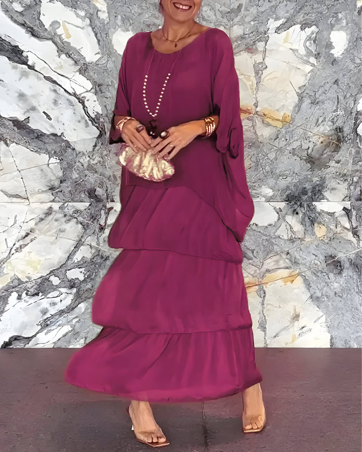 Chic Luna Dress met Soft Layered Dress