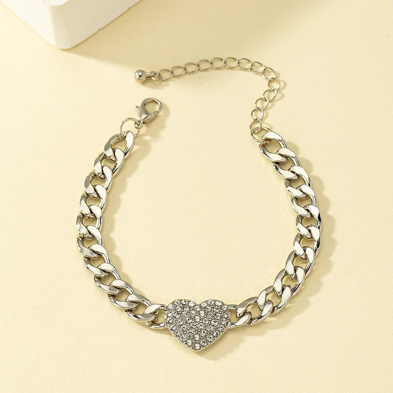 Hartgevende Elegantie Halsketting & Armband Set