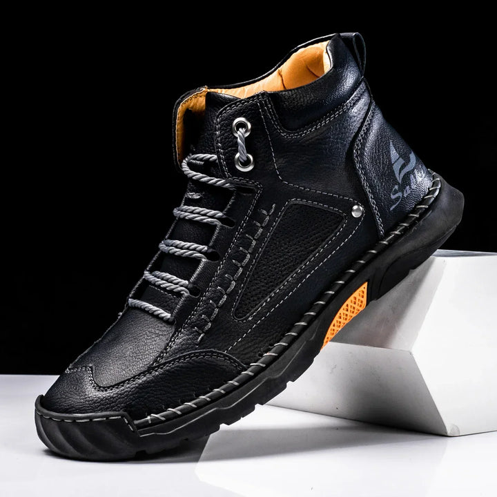 Casual Leren High Top Schoenen