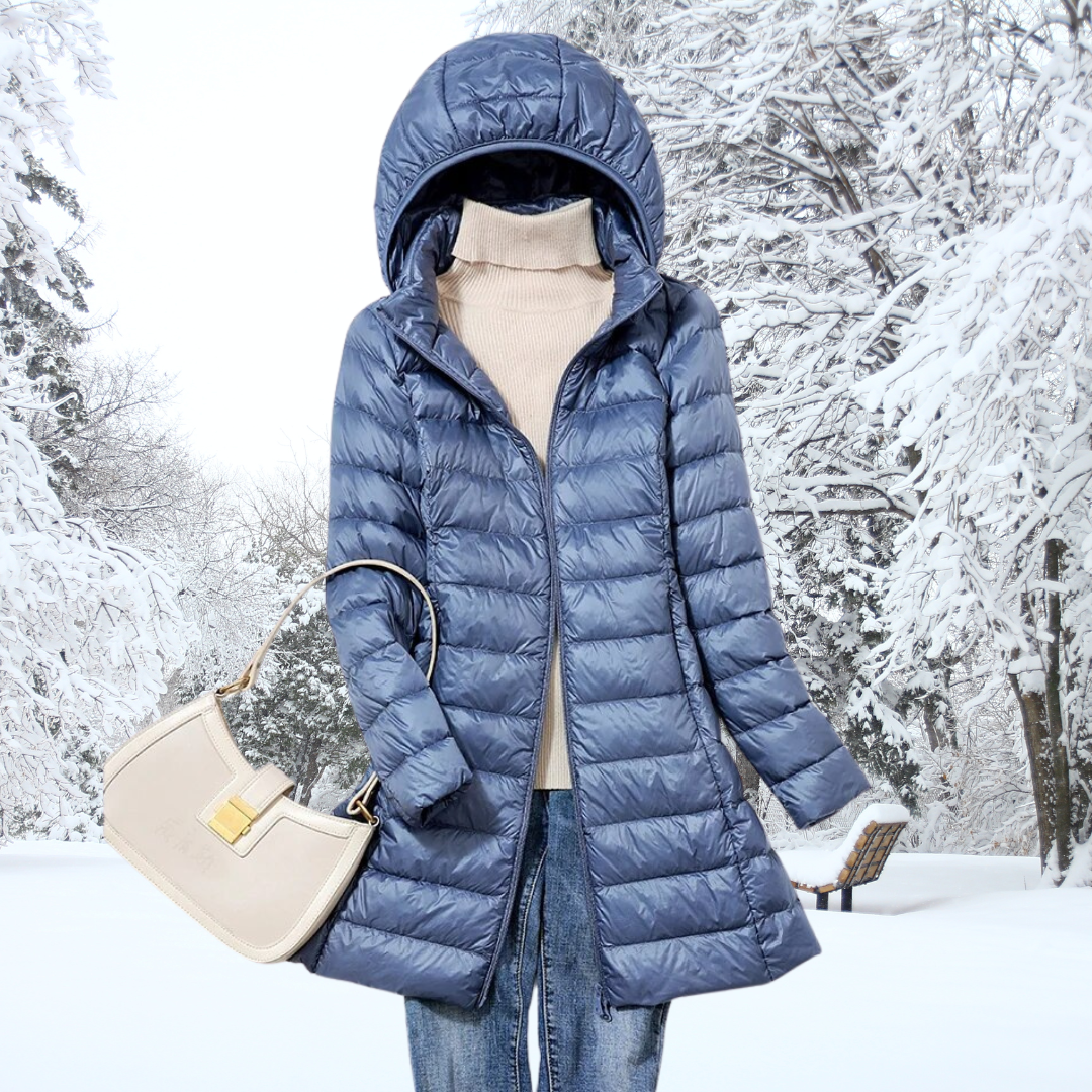Full-Length warme Down Puffer Coat
