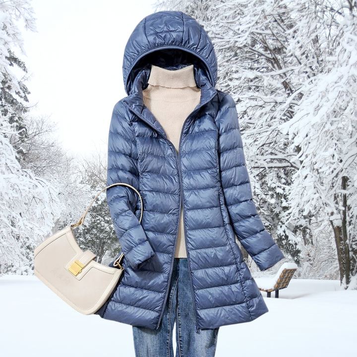 Full-Length warme Down Puffer Coat