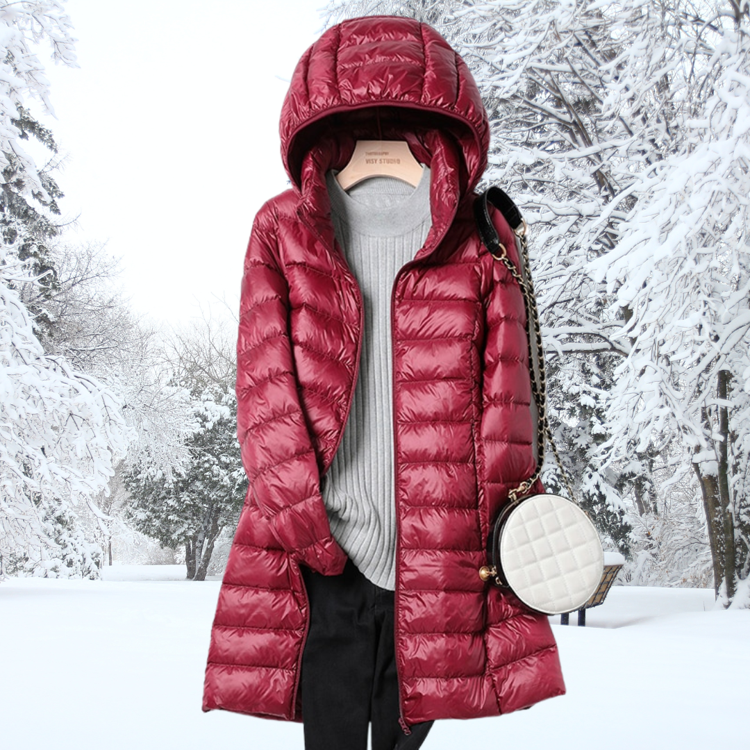 Full-Length warme Down Puffer Coat