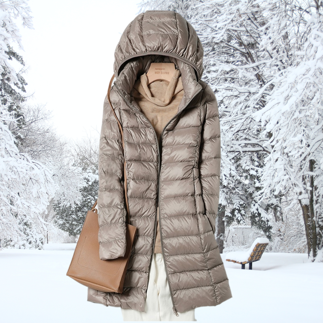 Full-Length warme Down Puffer Coat