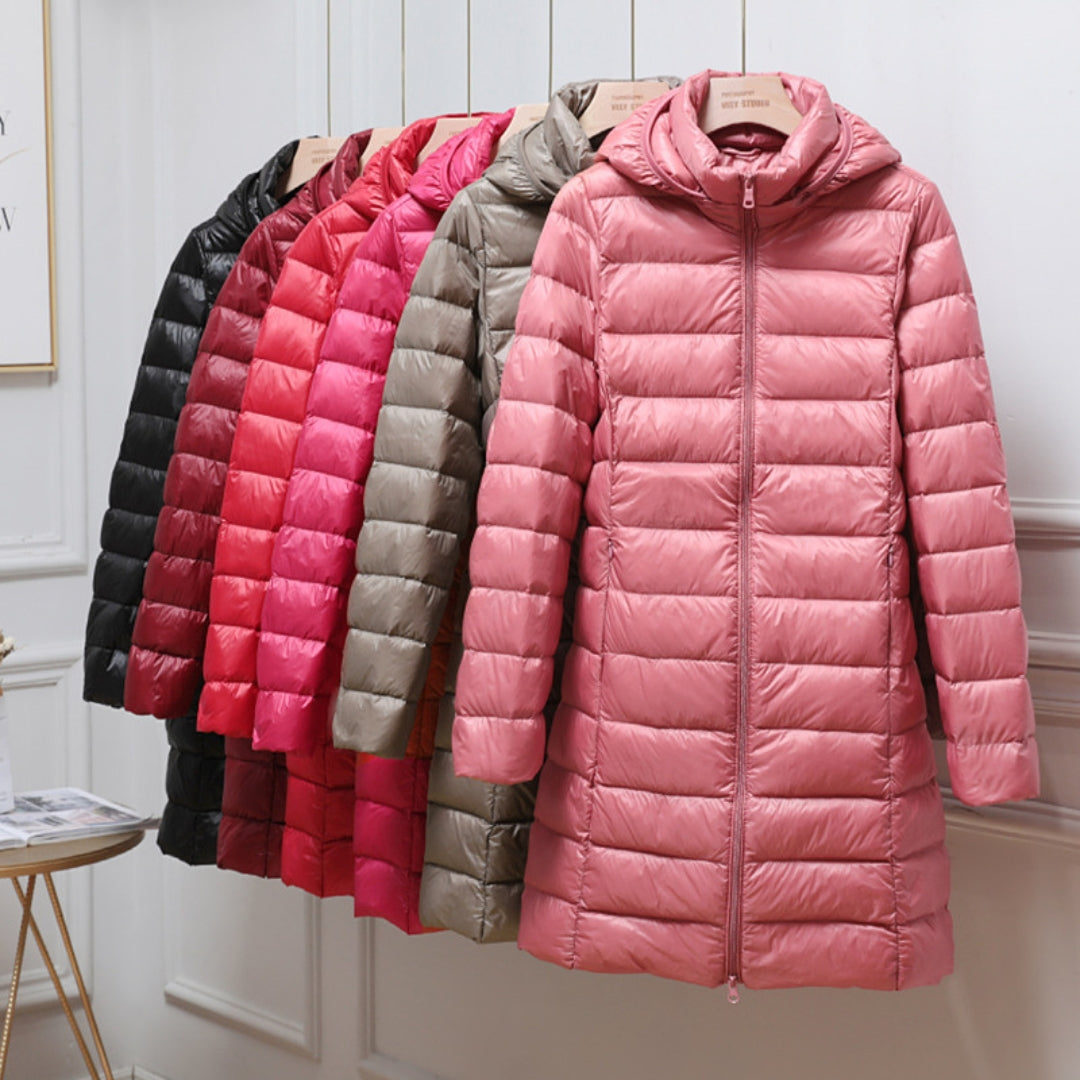 Full-Length warme Down Puffer Coat