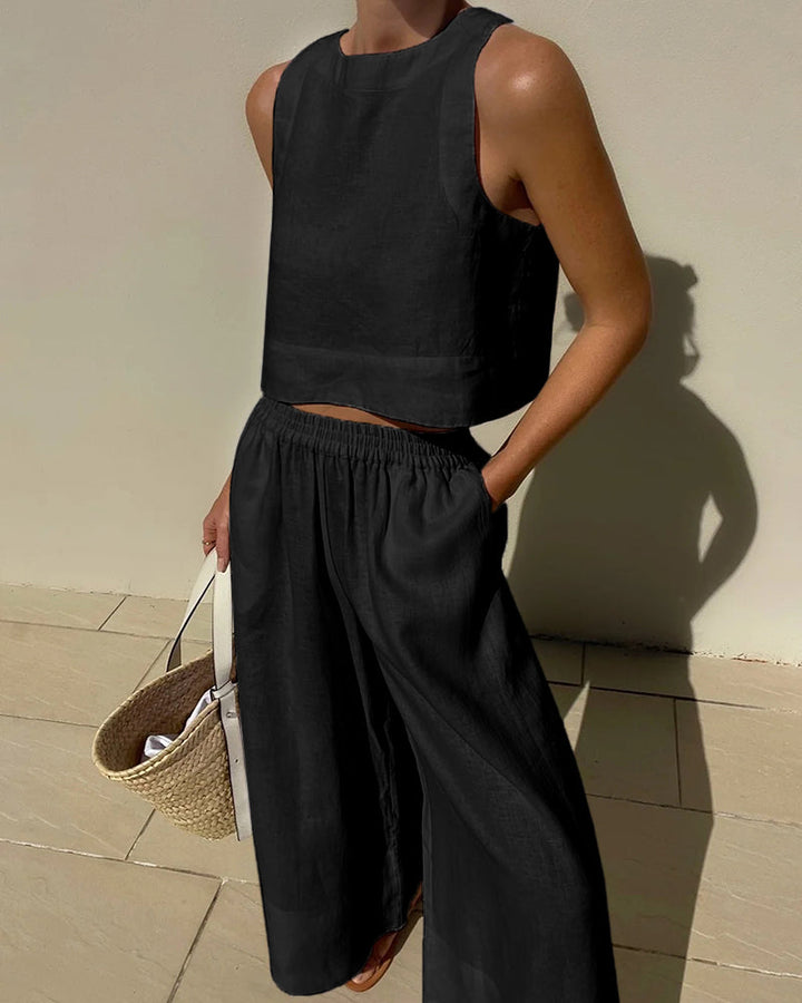 Classic Two Piece Set – een soepelvallende, luxe essential voor comfort op het werk en stijl in de stad tijdens het weekend