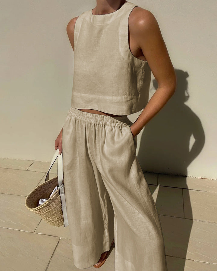 Classic Two Piece Set – een soepelvallende, luxe essential voor comfort op het werk en stijl in de stad tijdens het weekend