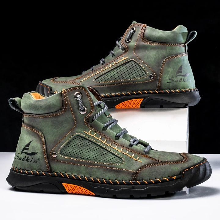 Casual Leren High Top Schoenen