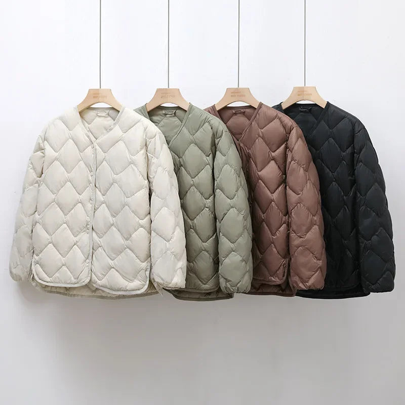Lichtgewicht Quilted Puffer Jacket