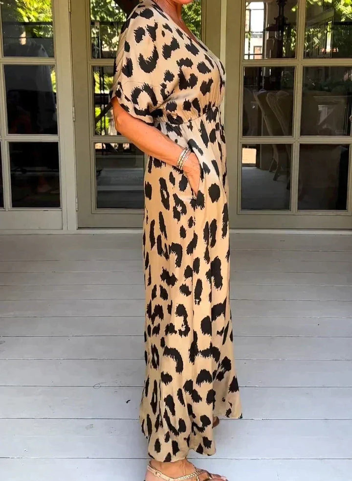 Stijlvolle Maxi-jurk met Luipaardprint