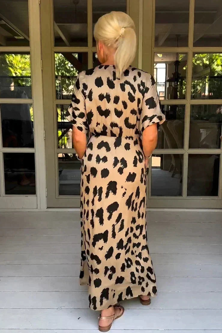 Stijlvolle Maxi-jurk met Luipaardprint