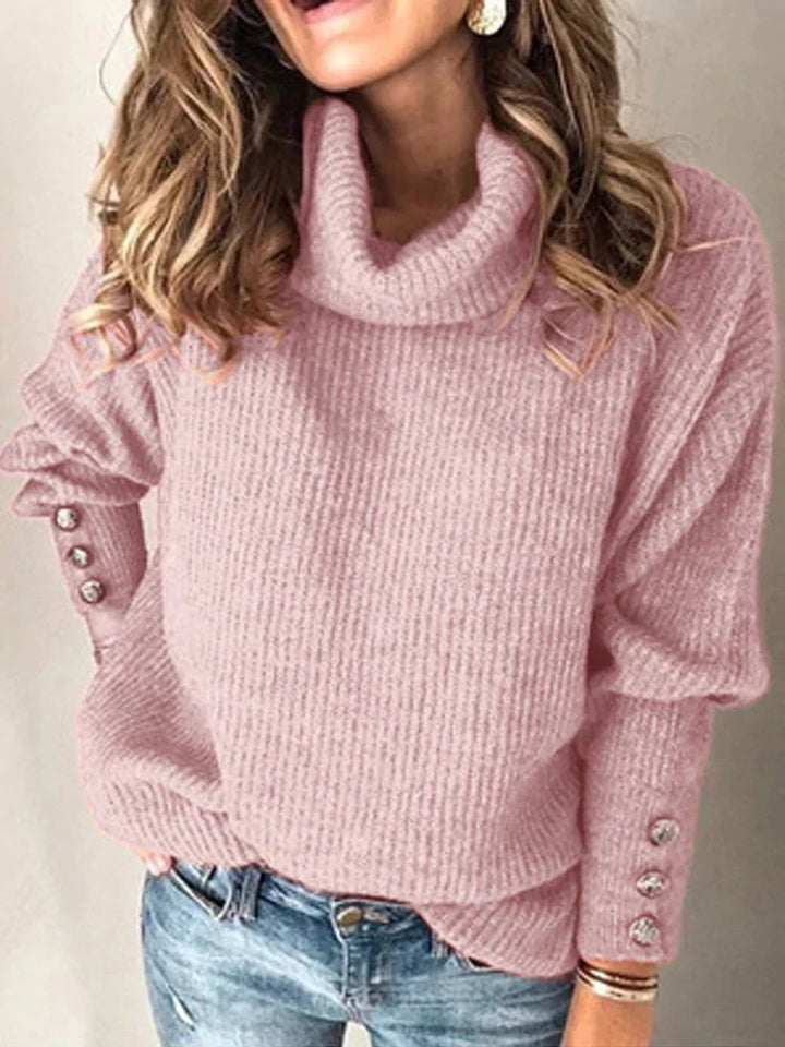 Casual Mock Neck trui voor dames