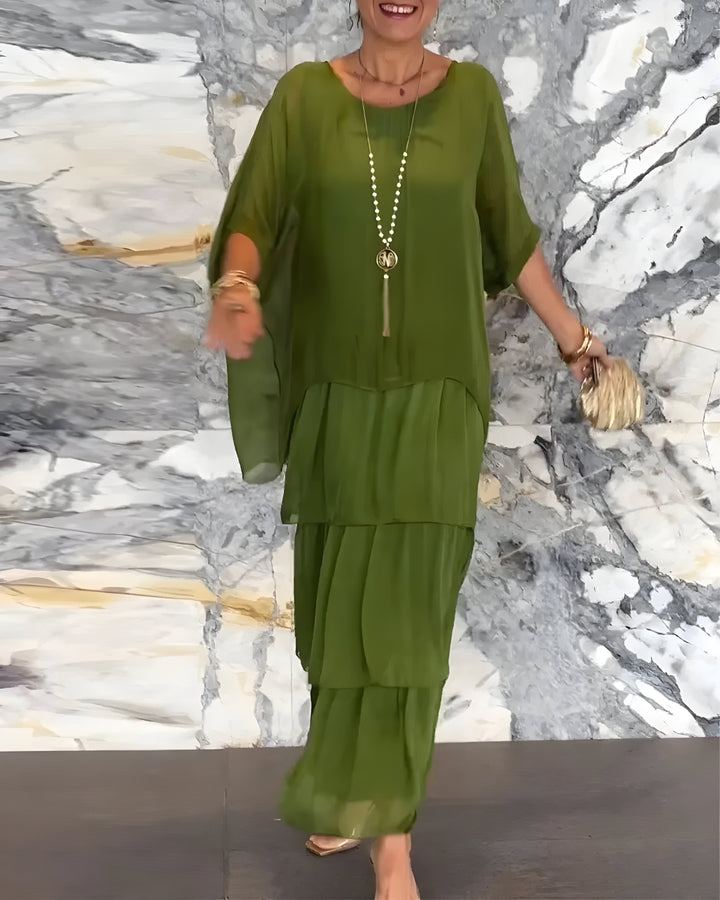 Chic Luna Dress met Soft Layered Dress
