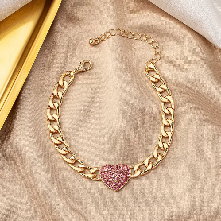 Hartgevende Elegantie Halsketting & Armband Set