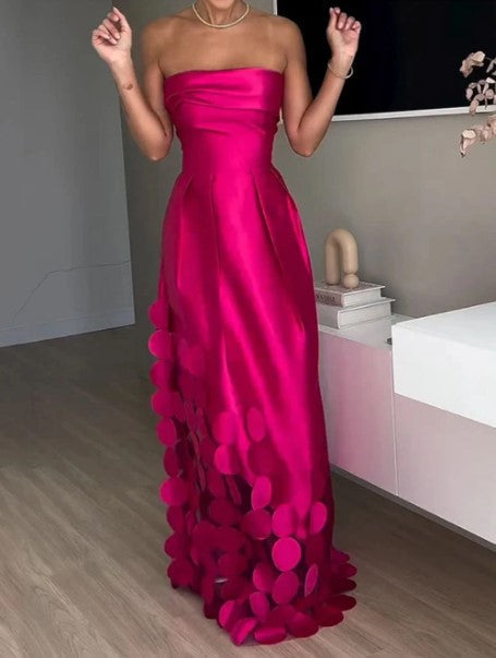 Formele Sheath Dress met uitlopende zoom