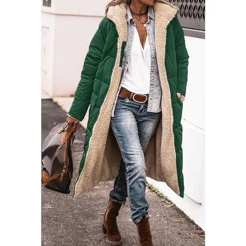 Omkeerbare Faux Fur Jacket voor dames