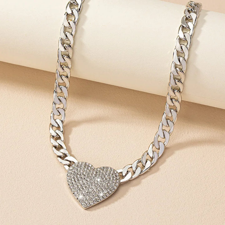 Hartgevende Elegantie Halsketting & Armband Set
