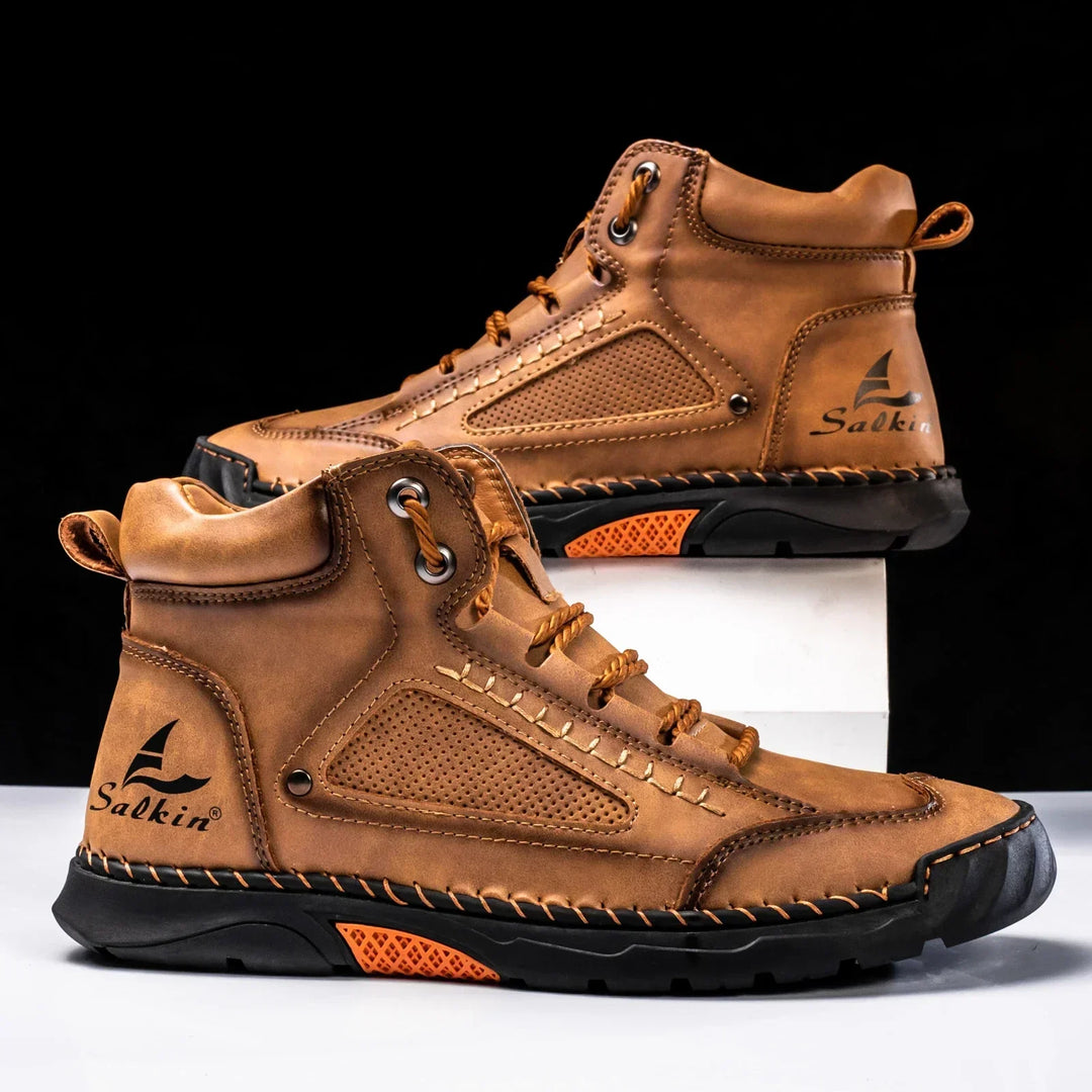 Casual Leren High Top Schoenen