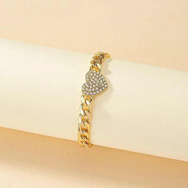 Hartgevende Elegantie Halsketting & Armband Set