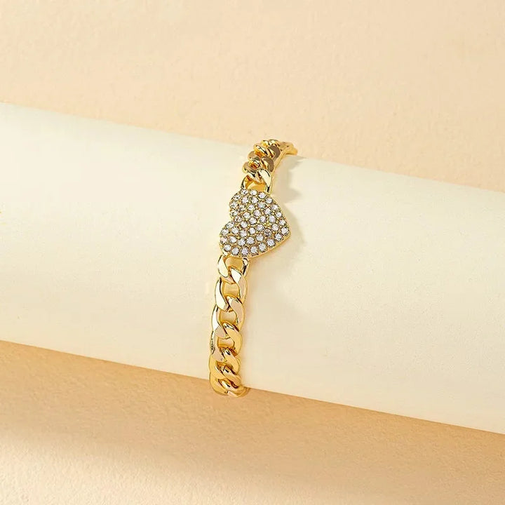 Hartgevende Elegantie Halsketting & Armband Set