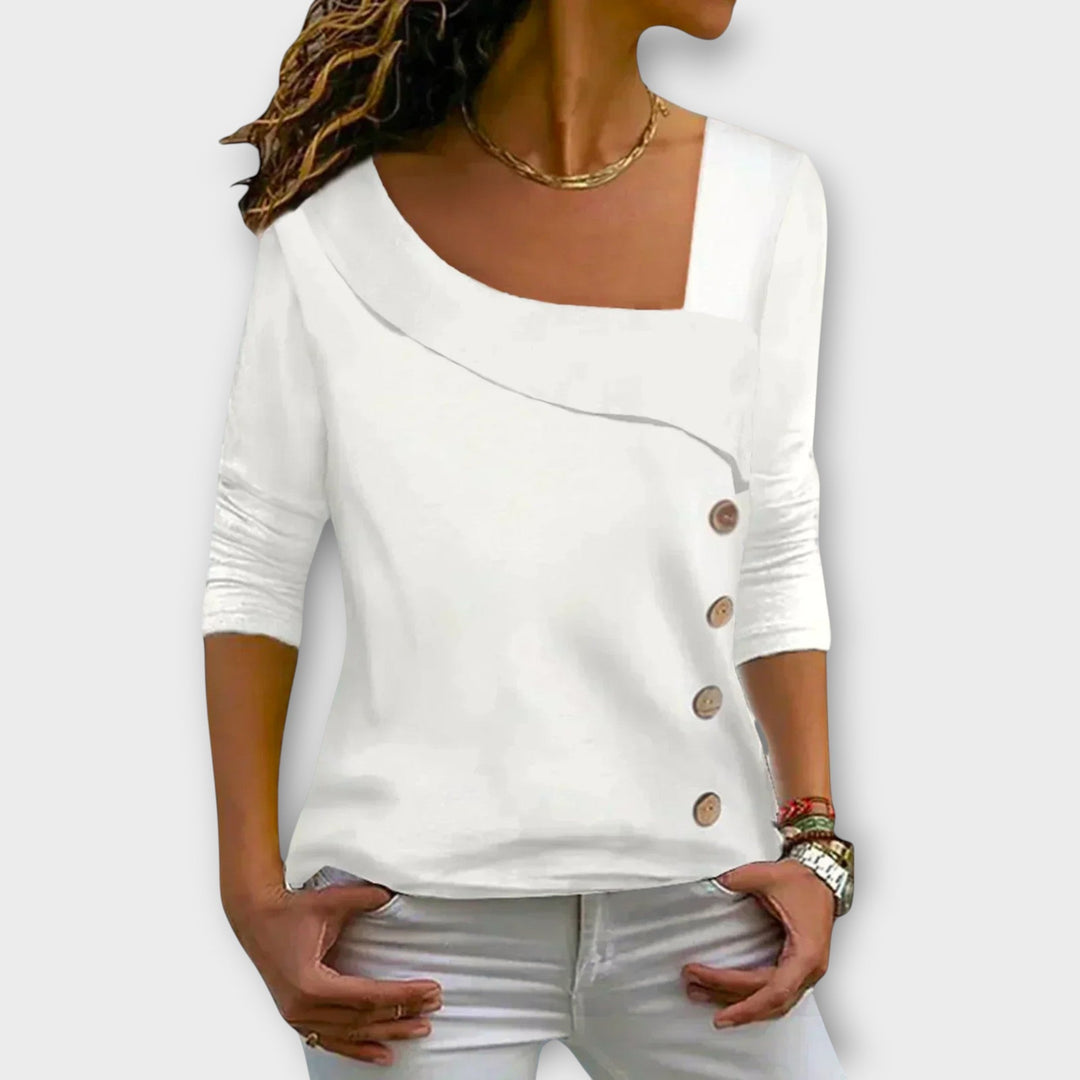 Chic Longline Top – Soepel silhouet met relaxed fit voor moeiteloze styling van dag naar nacht