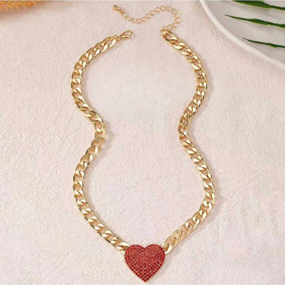 Hartgevende Elegantie Halsketting & Armband Set