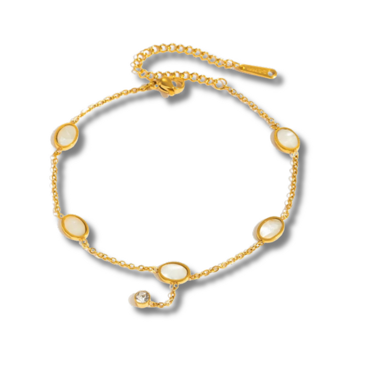 Luxe Zircon Armband met Gepolijste Glans