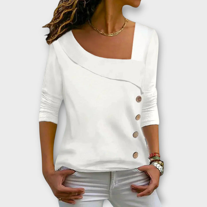 Chic Longline Top – Soepel silhouet met relaxed fit voor moeiteloze styling van dag naar nacht