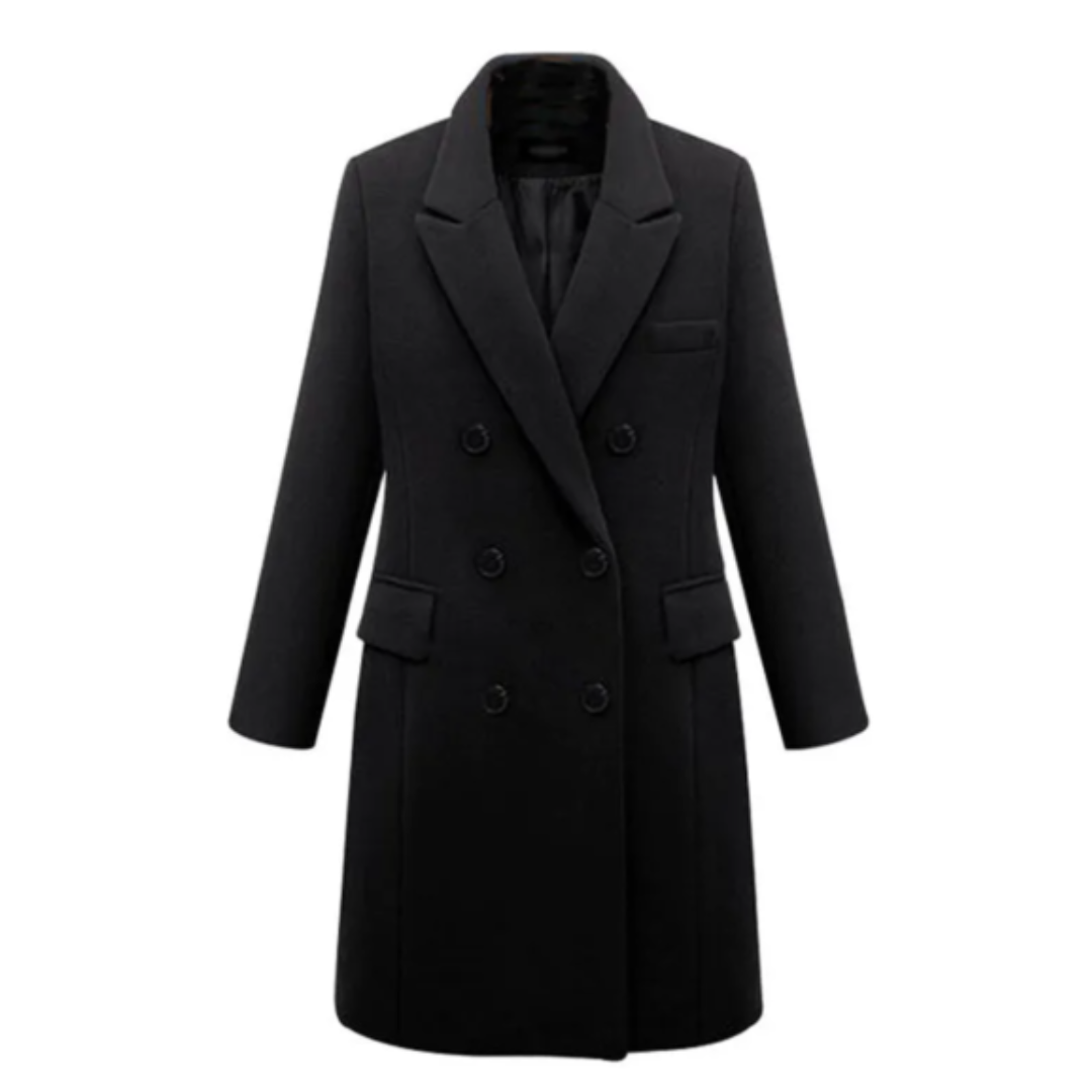 Dames lange jas voor de winter