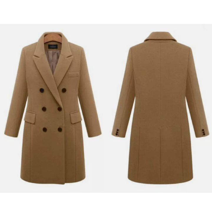 Dames lange jas voor de winter